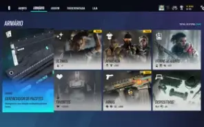 Conta R6 criada em 2015 (season 1) com amuleto season 1, lvl