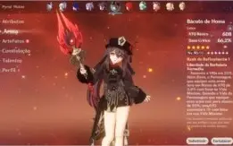 AR58: 12 Personagens 5 Estrelas+7 Armas 5 Estrelas+15k Primo