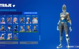 Conta Fortnite com skins do passe de batalha 4 ao 2 do 2 cap