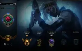 CONTA LOL 27 skins gold4