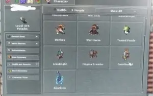 VENDO ROYAL PALADIN LEVEL 375
