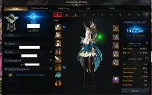 Barda 1400 + 5 alts tier 3 - 4 1370