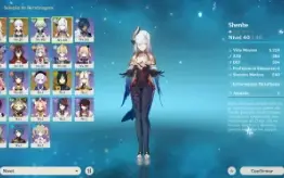 Genshin Impact - Na - Ar44 - Shenhe + arma + Ayaka