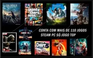 Conta Steam com 110 jogos Melhores para PC