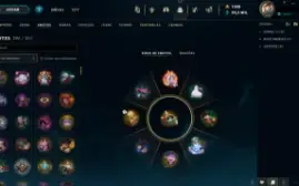 Conta LoL de 2013 unranked com 201 skins level 418