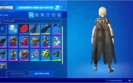 Conta fortnite com foice