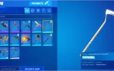 Conta fortnite com foice