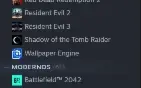 Conta steam com 247 jogos, incluindo red dead e cyberpunk