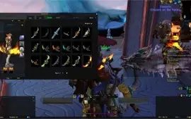 Personagem Wow DH com glaive de Mage Tower DPS - Azralon 52