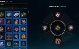 Vendo conta de LOL com 148 Campeões/96 Skins - Esmeralda IV