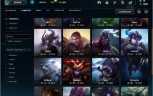 Conta platina 3 com 145 champs e 136 skins (1 Prestigio)