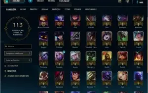 CONTA PLATINA 2, 46 CAMPEOES, 12 SKINS