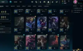 Conta Lol MESTRE 250+ Skins