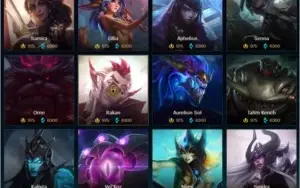 Conta league of legends (bastante skins)