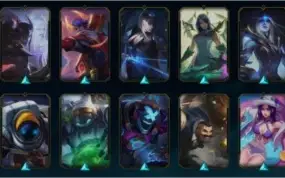 Conta lol unranked 335 skins. All ultimates e Zed Prestígio