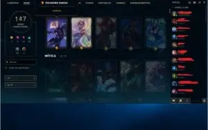 Conta de lol Platina V