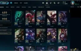 Conta League of Legends (LOL) lvl 486 elo md10 3w/2l M+
