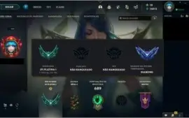 Conta League of Legends (LOL) lvl 486 elo md10 3w/2l M+