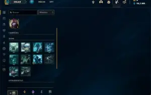 Conta MESTRE com 23 Champs e 2 Skins (70% de WinRate)