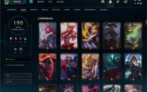 Conta LEAGUE OF LEGENDS com skins prestigio e muito mais !