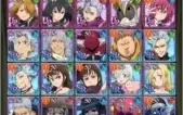 CONTA SEVEN DEADLY SINS GRAND CROSS GLOBAL