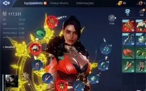 Conta Mir4 113k L80,2itens epico, 5pet epico+escama e couro.
