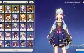 Conta Genshin Impact, AR 56 com 15 itens 5 estrelas
