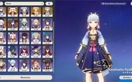 Conta Genshin Impact, AR 56 com 15 itens 5 estrelas