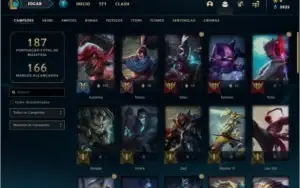 Conta prata 4 com 45 champs e 11 skins