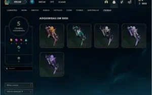 Conta prata 4 com 45 champs e 11 skins