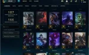 Conta prata 4 com 45 champs e 11 skins