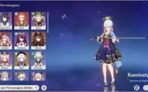 Conta com Ayaka, Hutao e Quqi + túmulo do lobo AR 52