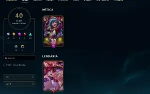 Conta League of Legends Full Acesso - 74 Champs e 40 Skins