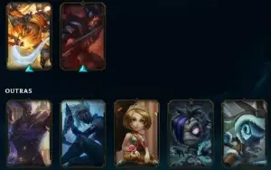 Conta League of Legends Full Acesso - 74 Champs e 40 Skins