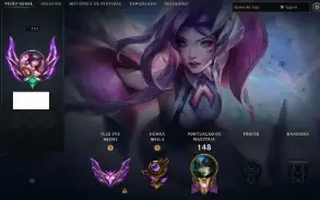 Conta Lol Mestre Flex full champs