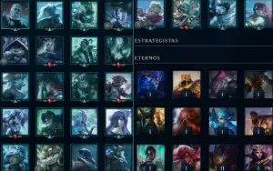 Conta Lol Mestre Flex full champs