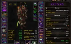 Vendo conta 226 iLVL com  2 meses pago e 2.2M Gold