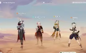 Arlecchino c4+biss+kazuha+xilonen+mualani+chaska