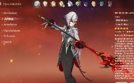 Arlecchino c4+biss+kazuha+xilonen+mualani+chaska