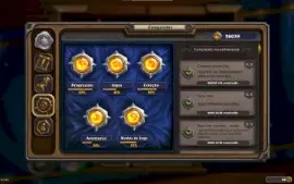 Conta Hearthstone 498 lendárias + 26K de Pó Arcano + skins