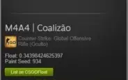 VENDO CONTA CS GO..SUPREMO QUASE GLOBAL .. 500 REAIS DE SKIN