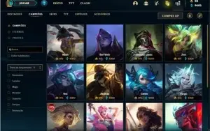 Conta prata 2 com 150 Champs e 37 Skins (Criada em 2012)