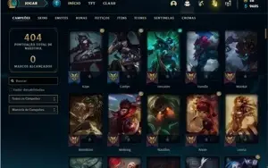 Conta prata 2 com 150 Champs e 37 Skins (Criada em 2012)
