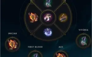 Conta de league of legends platina 2 com 75 de winrate