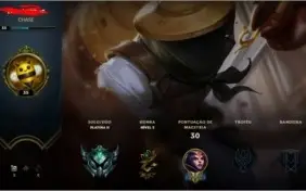 Conta de league of legends platina 2 com 75 de winrate