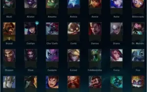 CONTA UNRANKED 90 CAMPEÕES/SKINS RARAS BARATA
