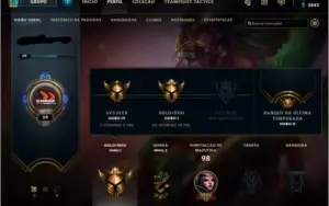 Conta De LOL Gold 1 win rate 56% Criada Na Season 5