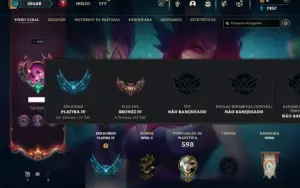 Platina 4 com TODOS os champs e 533 Skins (7 Ultimates)