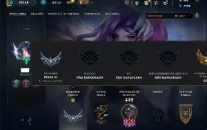 Prata 3 com TODOS os champs e 107 Skins + 3 Prestigios