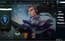 Conta LoL Prata/ LV 157